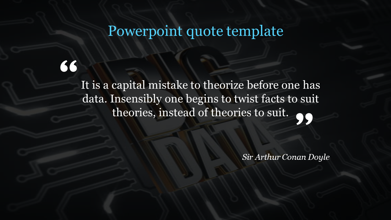 Free - Be Ready to Use PowerPoint Quote Template Presentation